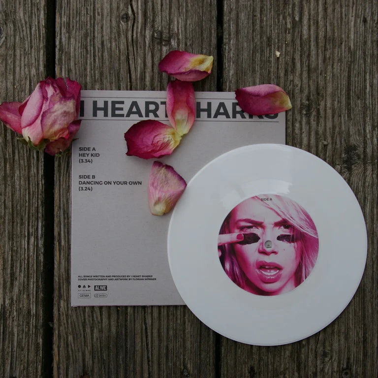 I Heart Sharks - Hey Kid 7" Vinyl